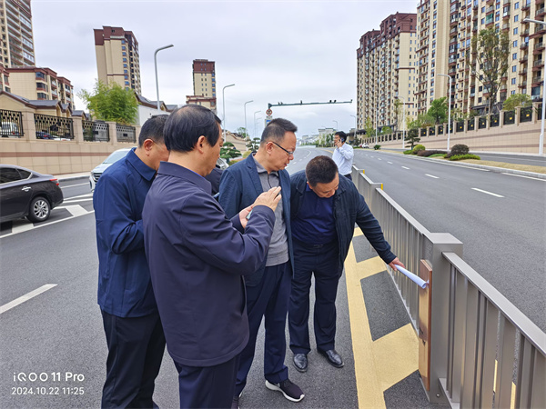 10月22日，洪董陪同汪凱書記一行到新安路調(diào)研.jpg