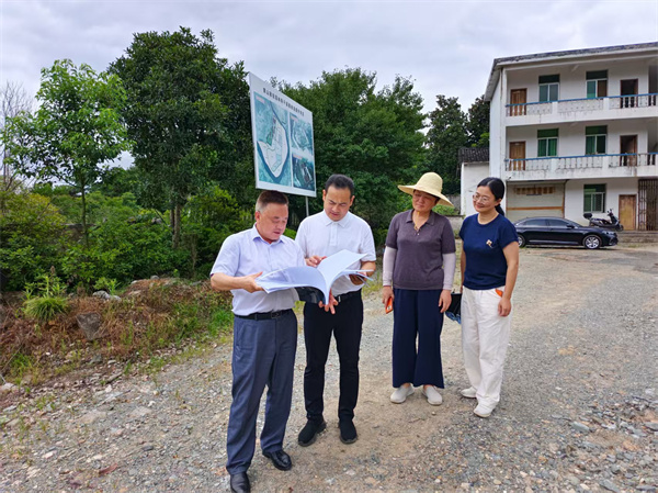7月11日，洪董陪同縣委王坤副書(shū)記一行調(diào)研斯干苗圃.jpg